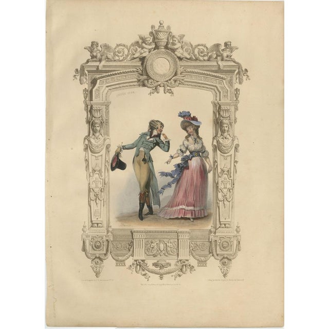Achille Devéria, Promenade Costume, 1847, Lithograph For Sale - Image 12 of 12
