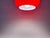 1950s Tapio Wirkkala Teak Hanging Lamp With Vistosi Modern Red Glass Shade For Sale - Image 11 of 12