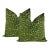 Not Yet Made - Made To Order 20" Olive Leopard Cut Velvet Pillows - a Pair For Sale - Image 5 of 5