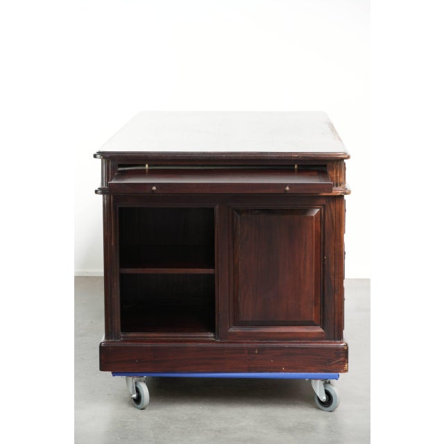 Antique Wooden Desk in Wood, 1900s For Sale - Image 5 of 16