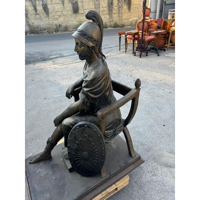 1950s Bronze Roman Sculpture, 1950s For Sale - Image 5 of 12