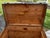 Antique Edwardian Style Pine & Metal Steamer Trunk For Sale - Image 11 of 14