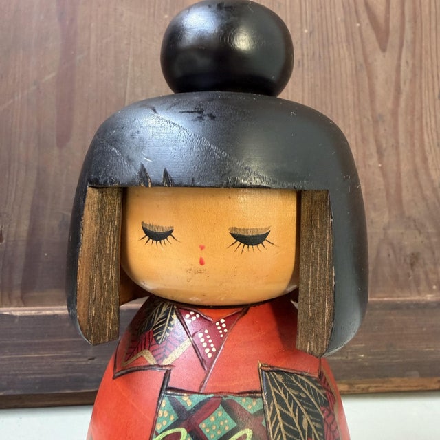 Mid-Century Modern Vintage Gunma Kokeshi by Miyama Keiji, 1970s For Sale - Image 3 of 8
