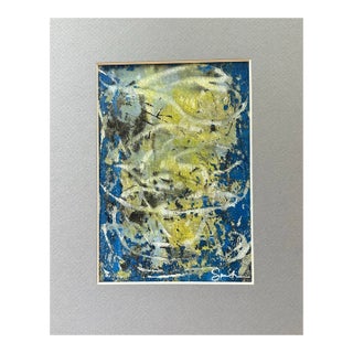 “Celestial Current” Original Mono Print by Nancy Smith For Sale