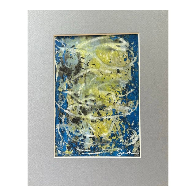 “Celestial Current” Original Mono Print by Nancy Smith For Sale