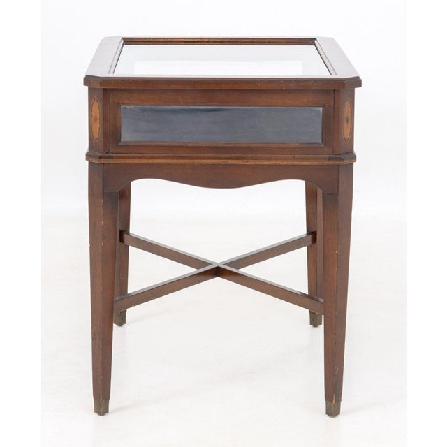 Wood Mid 20th Century Regency Style Mahogany Display Table For Sale - Image 7 of 7