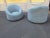 Set of Vintage Tub Chairs in Light Blue Bouclé Fabric, 2000s For Sale - Image 11 of 13
