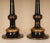 Chapman Manufacturing Company Vintage English Table Lamps Gold Ebonised Black Column Lamps - A Pair For Sale - Image 4 of 9
