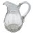 Circa 1930 Continental Lobe Panel Cut Water Pitcher For Sale
