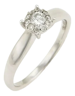Bliss by Damiani Illusion 18k White Gold 0.25ct Diamond Ring