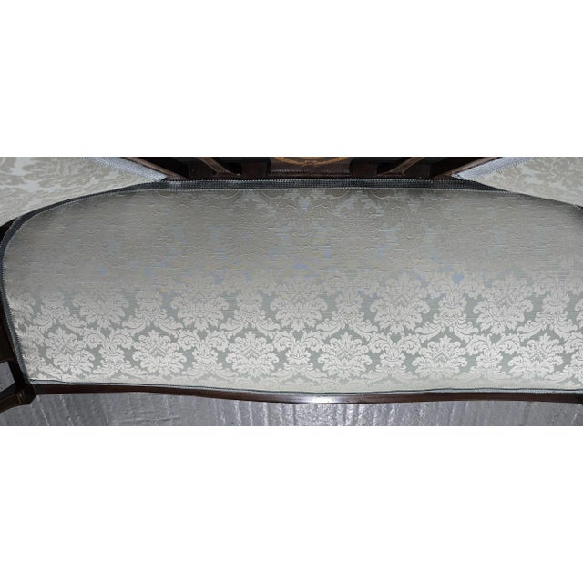 Mahogany Inlaid Window Sofa, 1900 For Sale - Image 3 of 12