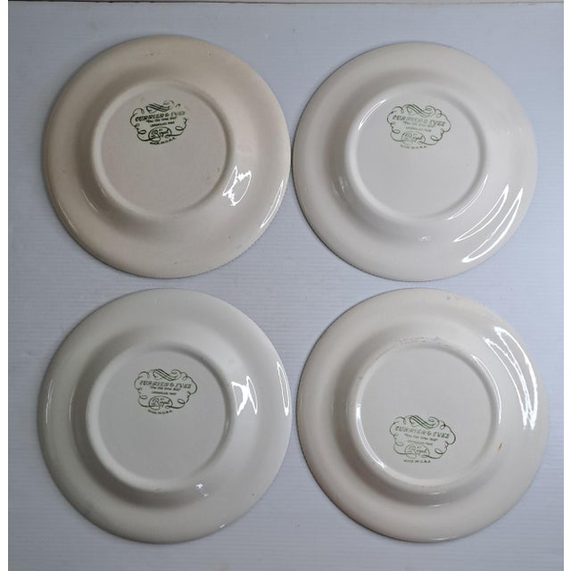 Mid 20th Century Currier & Ives Royal Usa Dinner Plates the Old Grist Mill Set of 8 For Sale - Image 4 of 12