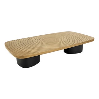 Low Table Texturized Brass Top in the style of Ado Chale, France, 1970 For Sale