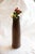Brown Vintage African Tall Wooden Vase For Sale - Image 8 of 9