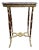 Late 20th Century French Louis XVI Mahogany & Marble Side Table For Sale