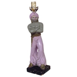 Mid-Century Figural Genie Lamp For Sale