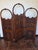 Art Nouveau Three-Panel Hand Carved Oak Screen Military or Musical Dressing Screen For Sale - Image 4 of 13