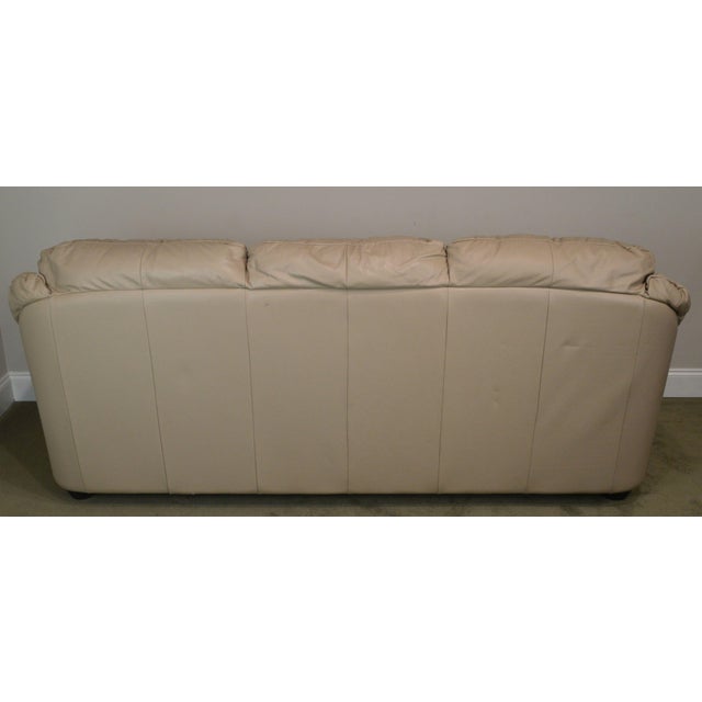 Natuzzi Italian Modern Leather Vintage Sofa