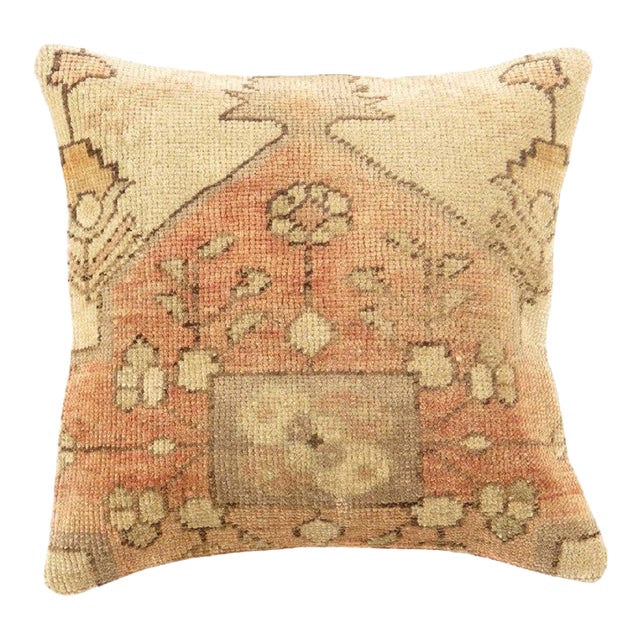 Pasargad DC Vintage Hand Knotted Rug Turkish Pillow For Sale
