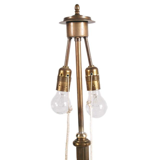 Mid-Century Modern Italian Burnished Brass Floor Lamp by Luigi Caccia Dominioni for Azucema, 1950s For Sale - Image 3 of 12