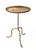 Metal Vintage Gold Metal Martini Table, 1950s For Sale - Image 7 of 10