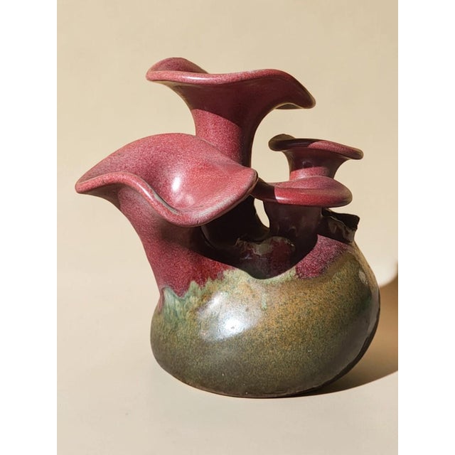 Glazed ceramic vase signed alexandre kostanda, made in vallauris in the second half of the 20th century. This piece is...