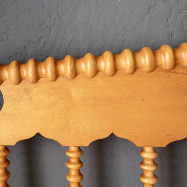 Jenny Lind Spindle Spool Full Double Bed 1940s Walnut For Sale - Image 18 of 18