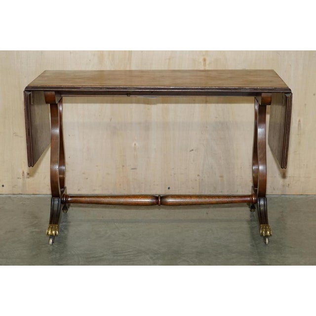 Vintage Extendable Coffee Table in Flamed Hardwood For Sale - Image 4 of 18