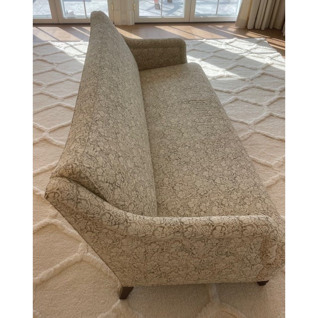 English Sofa in Rose Tarlow Print Fabric "George Smith Style" For Sale - Image 4 of 11