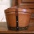Mid-19th Century French Oval Pigskin Leather Hat Box With Original Top Hat For Sale - Image 10 of 13