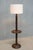 Sculptural Floor Lamp with Table in Oak and Linen from Charles Dudouyt, France, 1940s For Sale - Image 11 of 13
