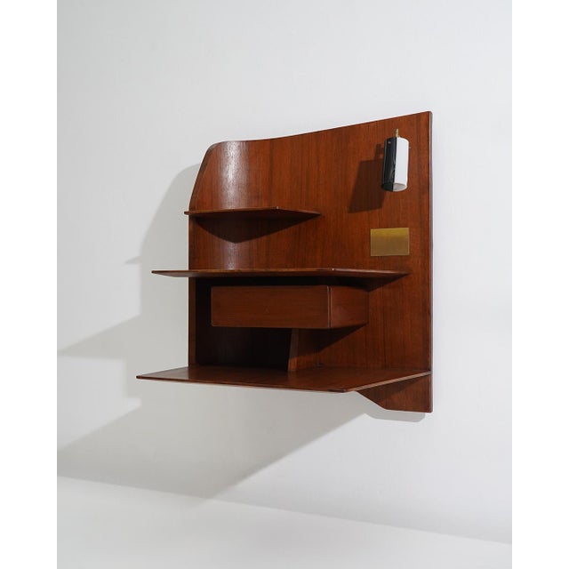 Wall-Mounted Nightstands by Gio Ponti for Dassi, 1960s, Set of 2 For Sale - Image 11 of 16