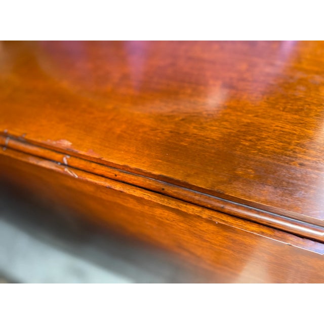 19th C. Sheraton Drop Leaf Table on Casters For Sale - Image 11 of 11
