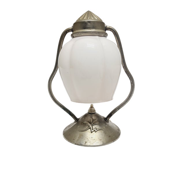 Art Deco Bedside Lamp, Poland, 1950s For Sale - Image 9 of 10