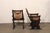 Mid 20th Century Spanish Wood & Hand-Rush Arm Chairs For Sale In Atlanta - Image 6 of 10