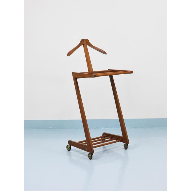 Mid-Century Modern Zigzag Clothing Valet from Opal, Germany, 1950s For Sale - Image 3 of 17