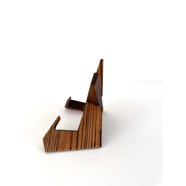 Vintage Handmade Solid Wood Easel For Sale - Image 4 of 11