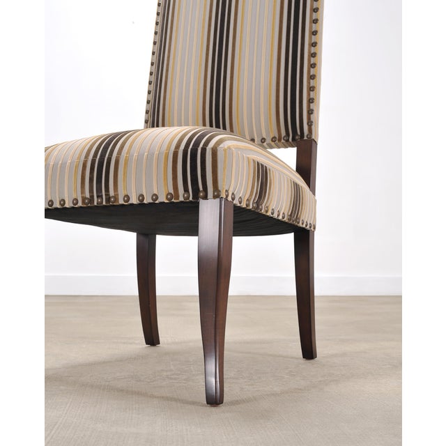 Tan Set of 12 Ferrell+Mittman Art Deco High-Back Dining Chairs For Sale - Image 8 of 18