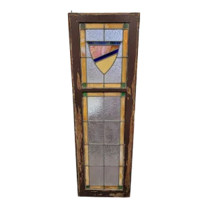 Antique Coat of Arms Stained Glass Window