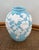 Late 20th Century Vintage Blue and White Wedgwood Style Vase For Sale - Image 5 of 9