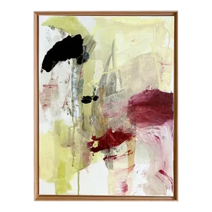 "Romance Novel" 2022 Framed Painting by Jessalin Beutler
