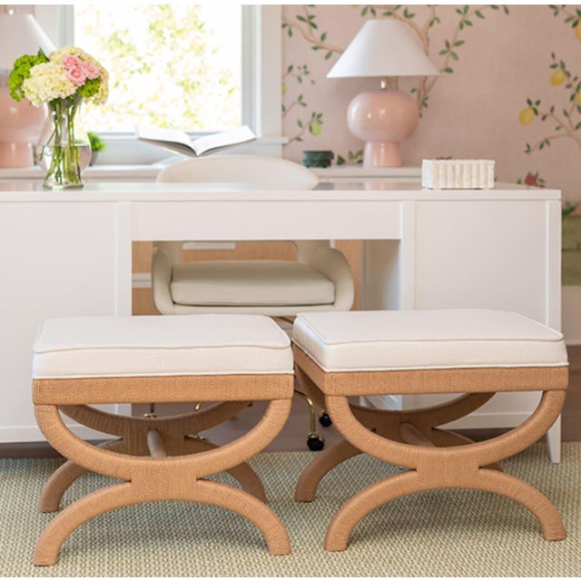 Contemporary Xanadu Rope Ottoman For Sale - Image 3 of 4