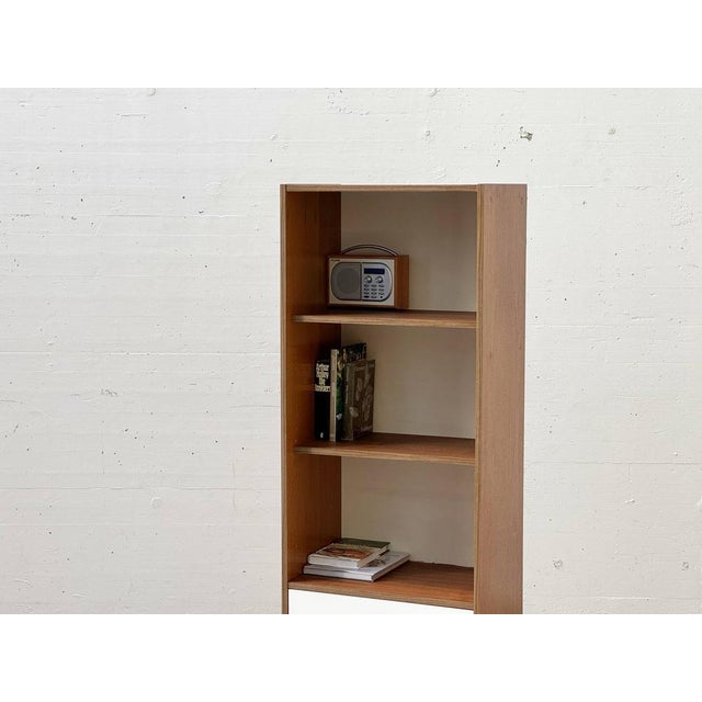 Wood Mid-Century Modern Tall Cabinet with Drawers, 1960s For Sale - Image 7 of 17