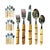 1990s Bamboo and Polished Stainless Steel Flatware - 20 Piece Set - Four 5 Place Settings For Sale - Image 12 of 12