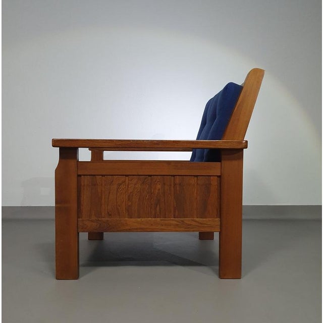 Brown Brutalist Lounge Chairs, 1960s, Set of 2 For Sale - Image 8 of 18