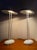 White Vintage White Oval Table Lamps from Brilliant Leuchten, 1970s, Set of 2 For Sale - Image 8 of 15