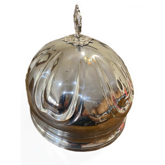Mid 19th Century Victorian Silver Meat Cover For Sale - Image 4 of 4