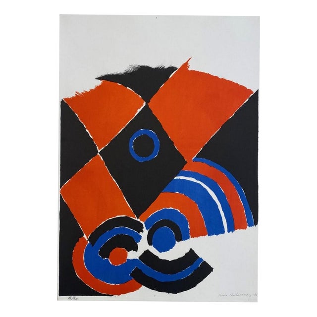 Sonia Delaunay, Untitled, 1962, Lithograph For Sale