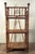 Diminutive Antique Bamboo Etagere Small 3 Shelf Bookshelf For Sale - Image 11 of 11