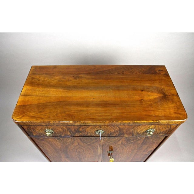 Biedermeier Commode in Nutwood, Austria, 1830s For Sale - Image 11 of 18